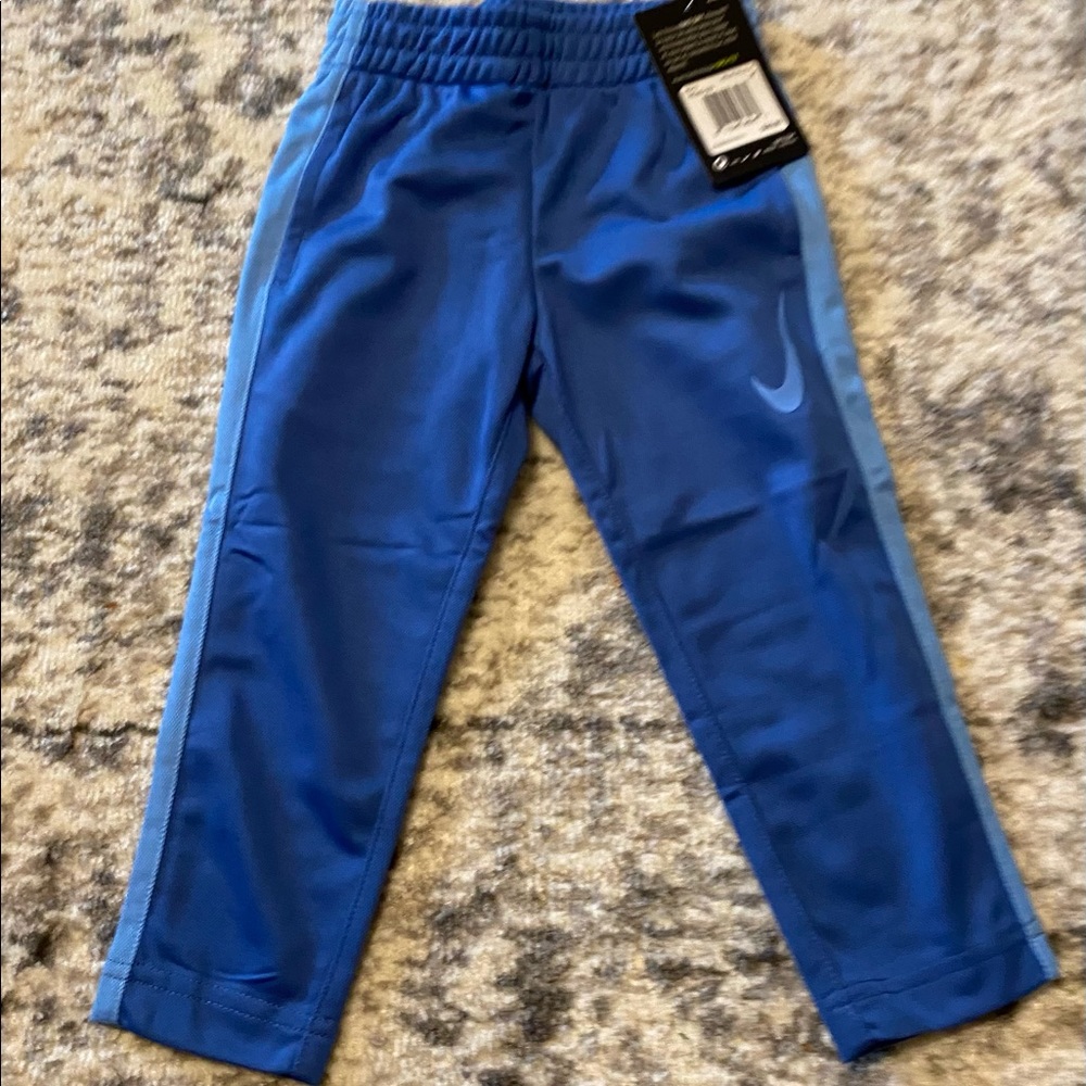 NIKE Dri-Fit Athletic Pull-on Blue Pants 2T - Picture 6 of 8